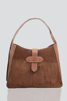 SONIA HOBO - TAN SUEDE LEATHER
