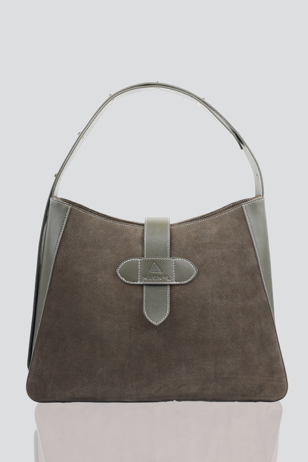 SONIA HOBO - YEŞİL SÜET DERİ