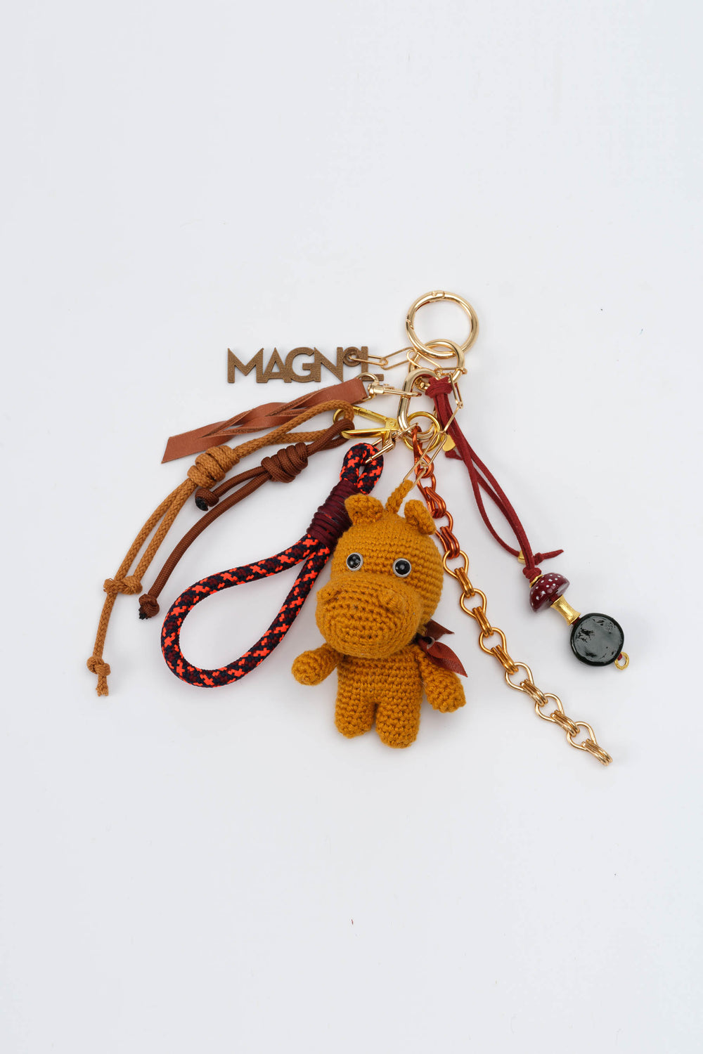  WILDLY CUTE - BAG CHARM -GORGOPS - ORANGE