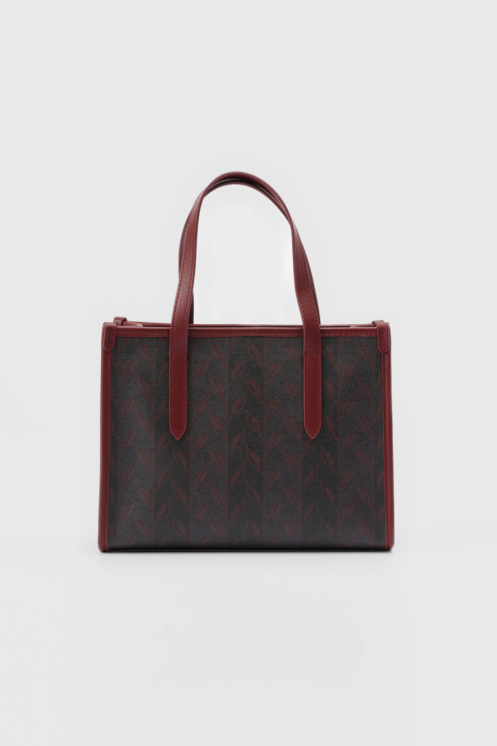 LEAF MONOGRAM - MINI BAG BORDO GRİ