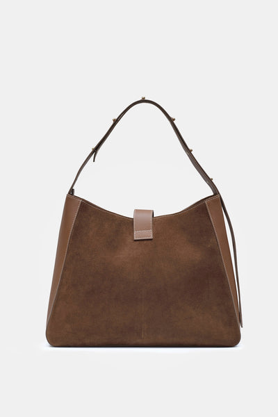 SONIA HOBO - TABA SÜET DERİ