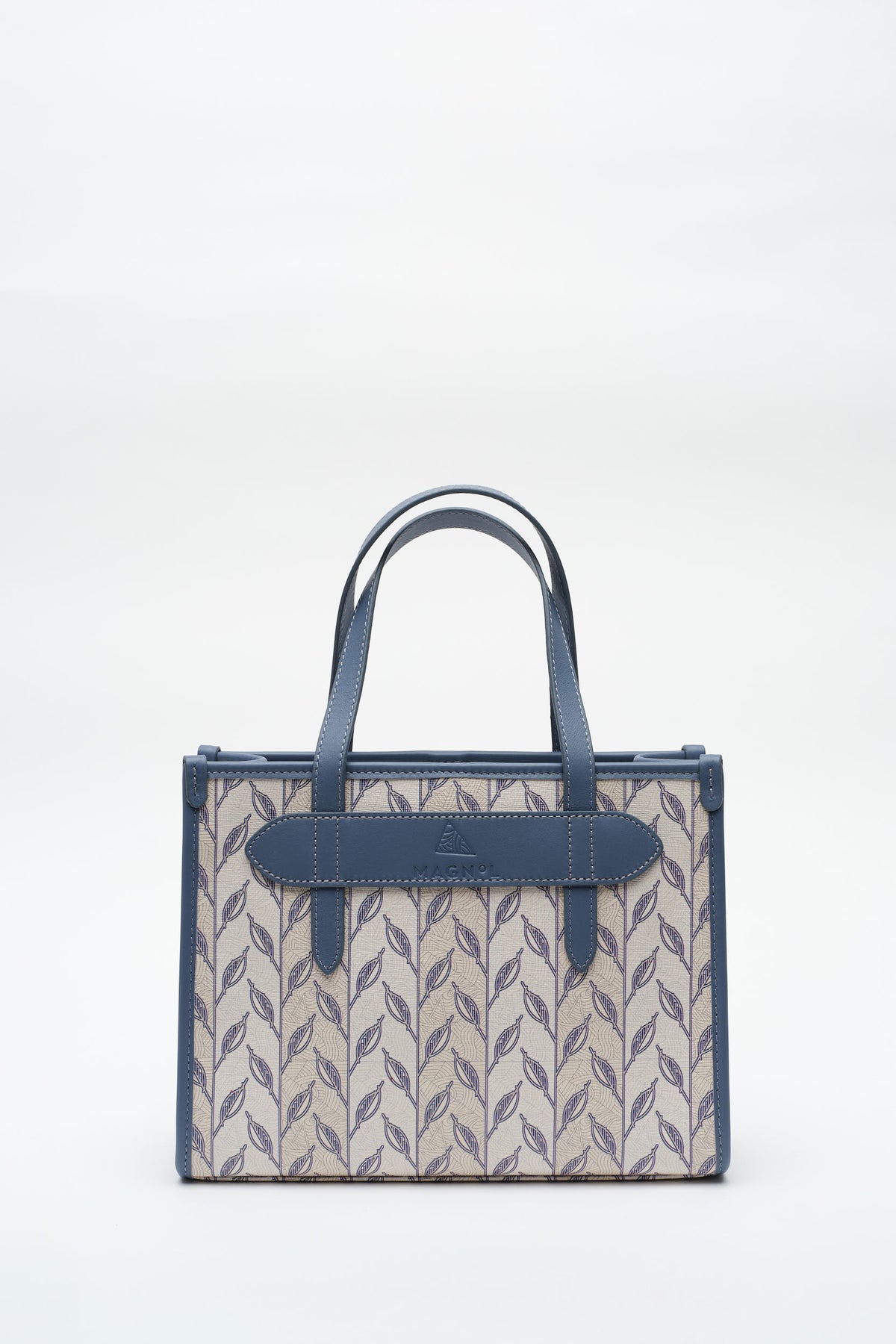 LEAF MONOGRAM - MINI BAG - MAVİ BEYAZ