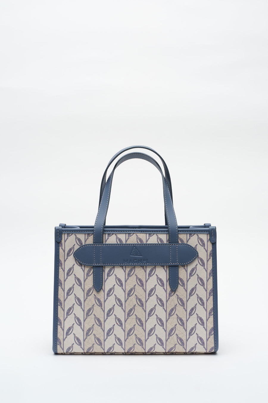 LEAF MONOGRAM - MINI BAG - MAVİ BEYAZ