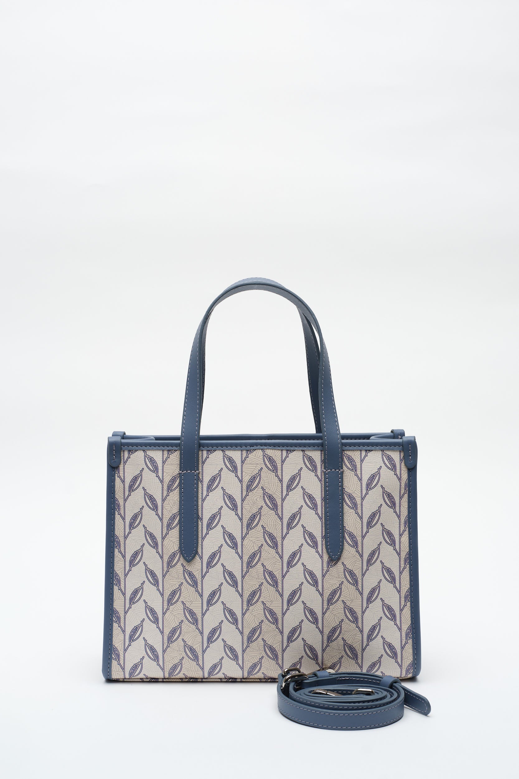 LEAF MONOGRAM - MINI BAG - MAVİ BEYAZ