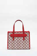 LEAF MONOGRAM - MINI BAG - KIRMIZI BEYAZ