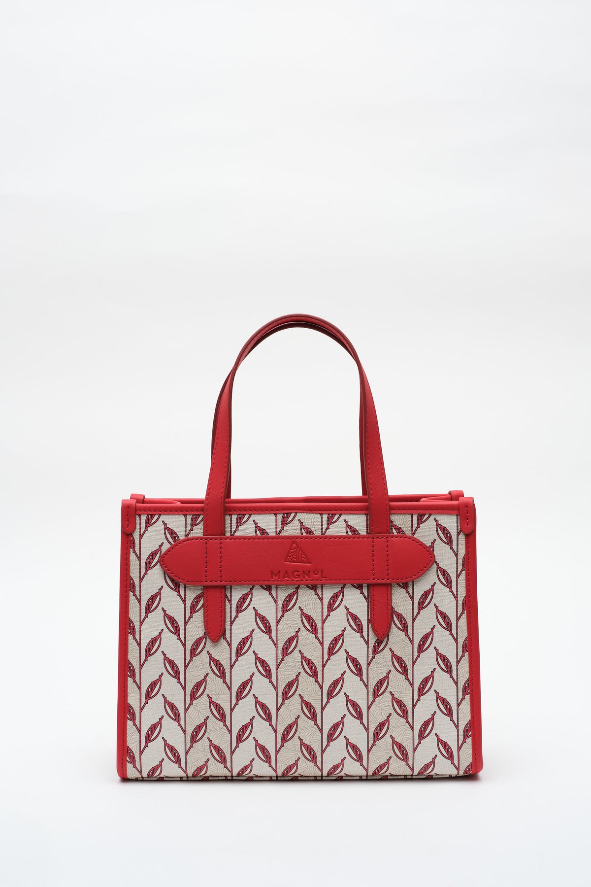 LEAF MONOGRAM - MINI BAG - KIRMIZI BEYAZ