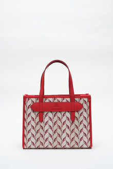 LEAF MONOGRAM - MINI BAG - KIRMIZI BEYAZ