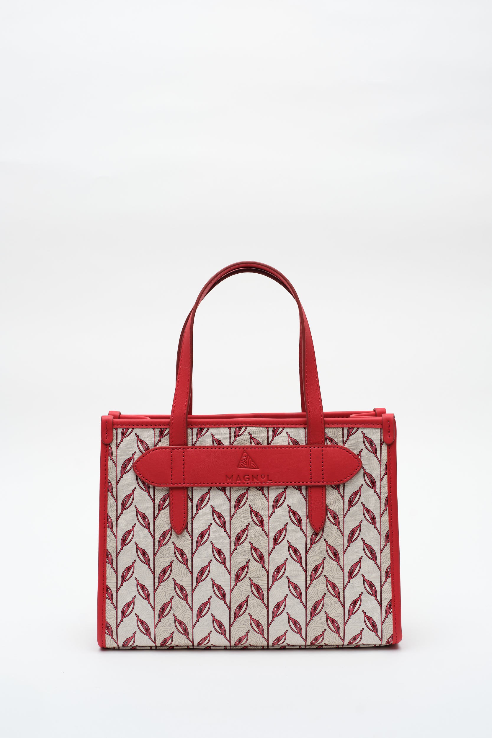 LEAF MONOGRAM - MINI BAG - KIRMIZI BEYAZ