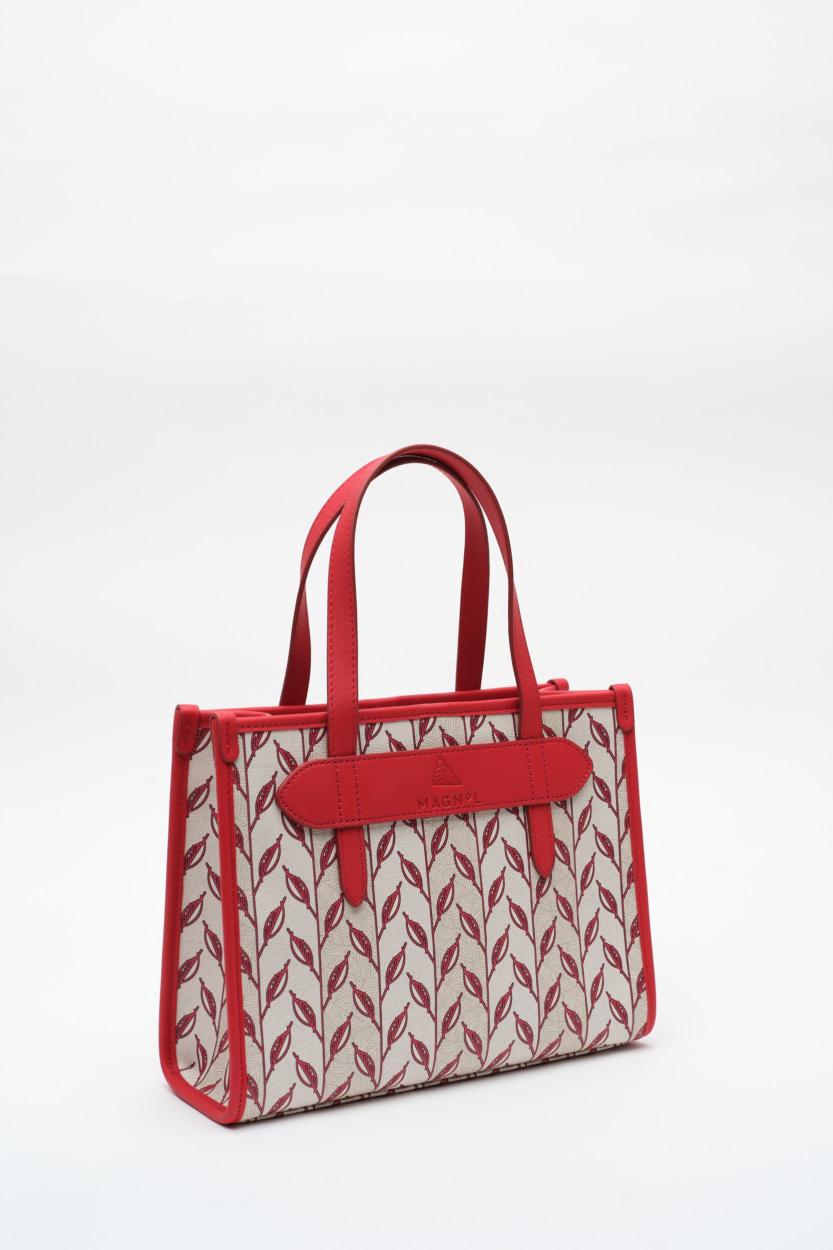 LEAF MONOGRAM - MINI BAG - KIRMIZI BEYAZ