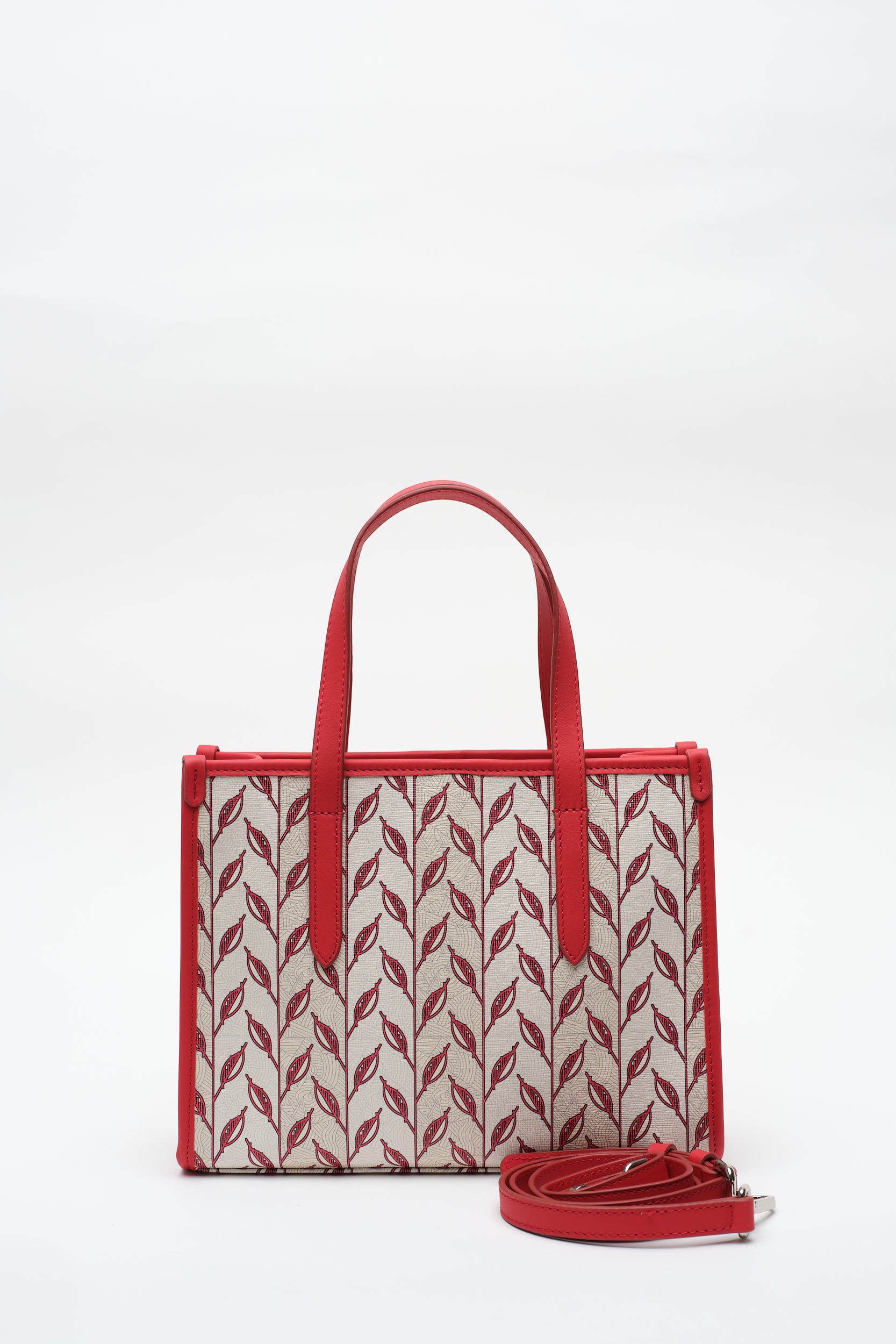 LEAF MONOGRAM - MINI BAG - KIRMIZI BEYAZ