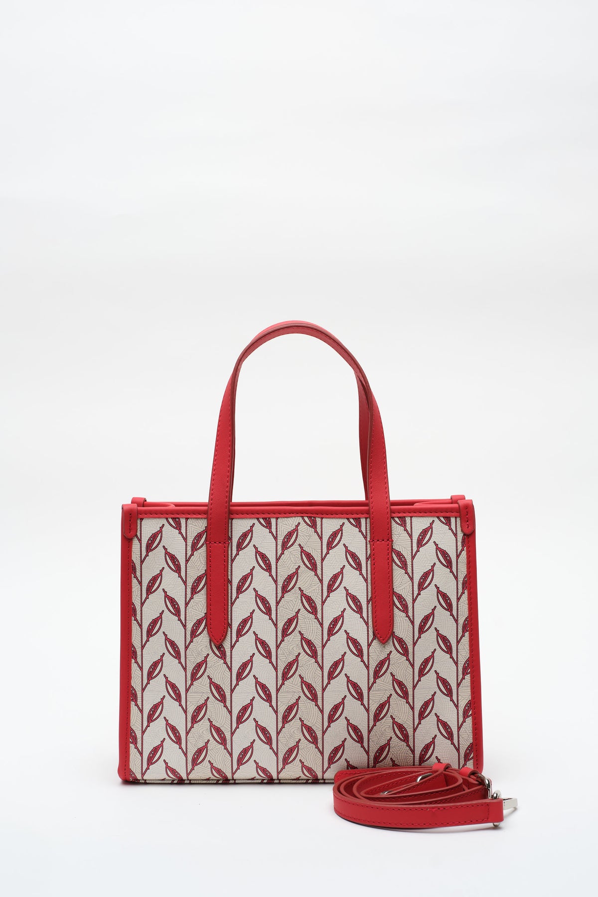 LEAF MONOGRAM - MINI BAG - KIRMIZI BEYAZ