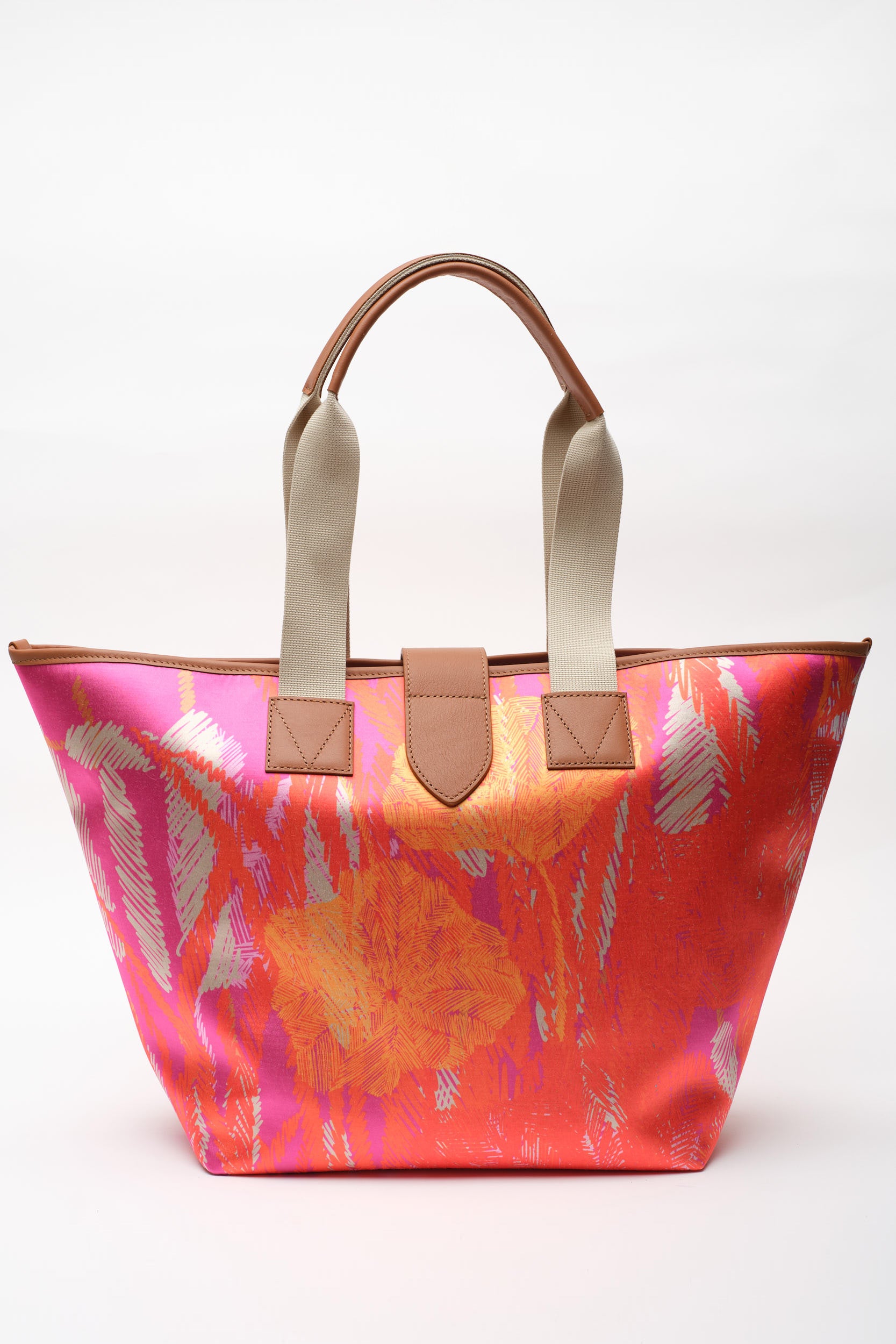 LUMA - GLIDE - TOTE BAG - FUŞYA TURUNCU