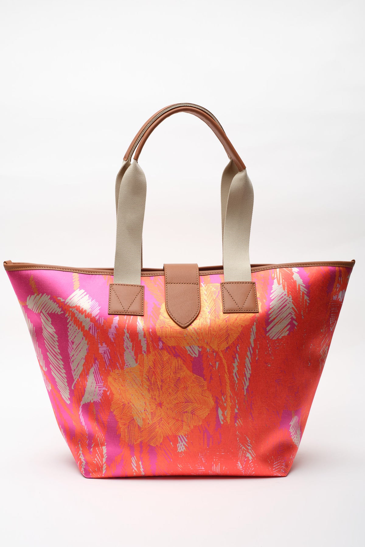 LUMA - GLIDE - TOTE BAG - FUŞYA TURUNCU