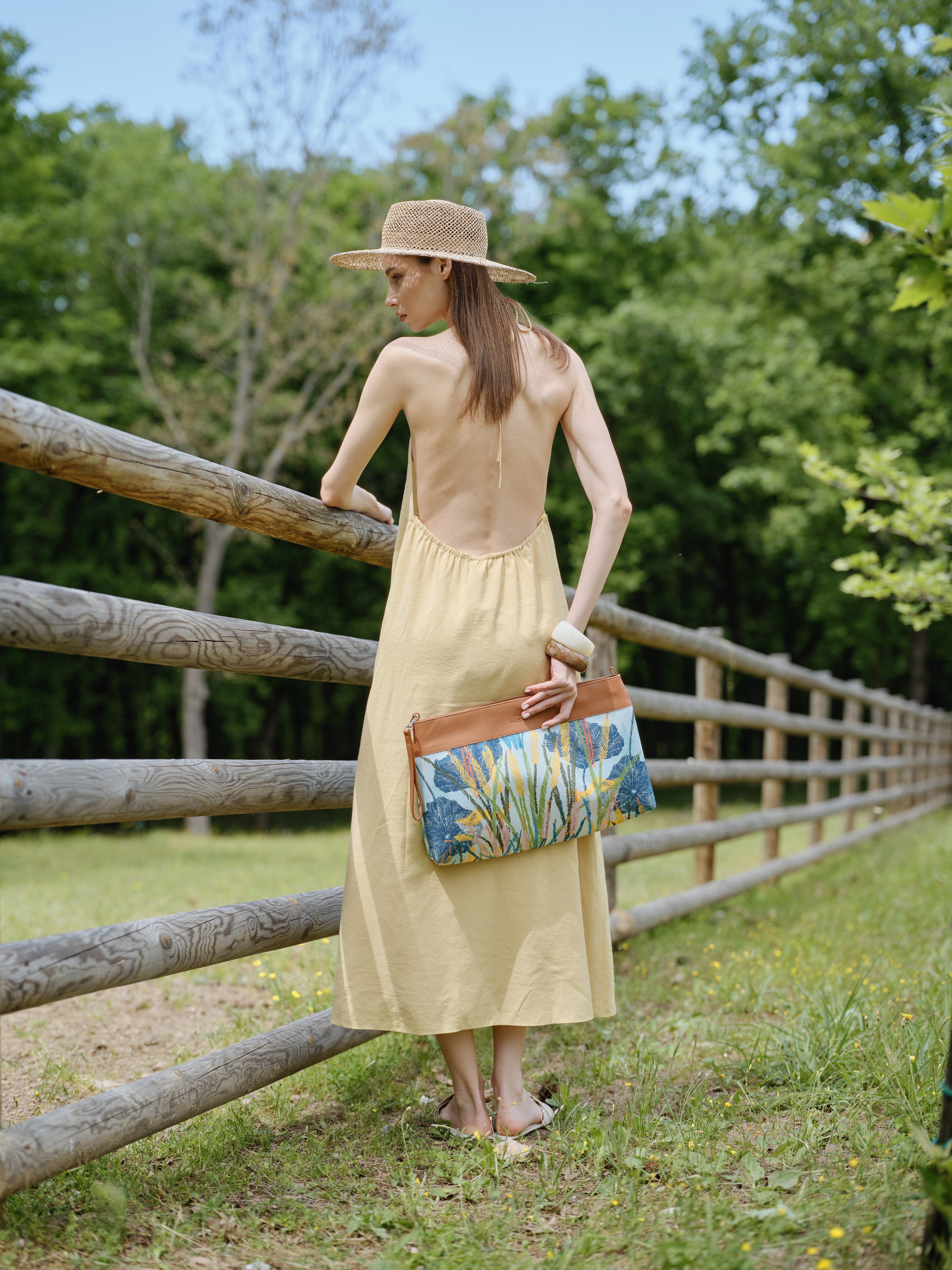 LUMA - GLIDE - MAXI CLUTCH TURKUVAZ MAVİ