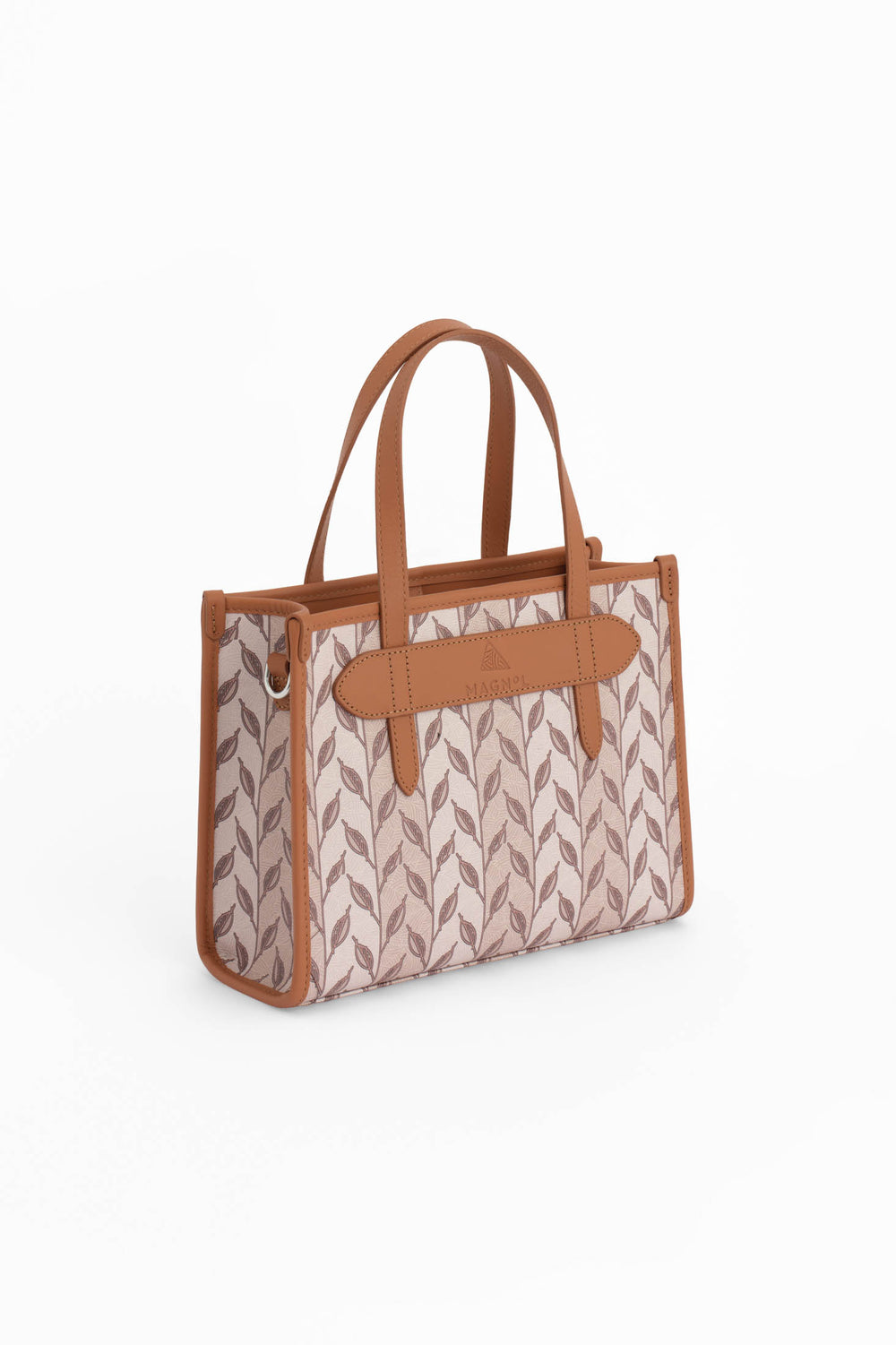 LEAF MONOGRAM - MINI BAG - KREM TABA