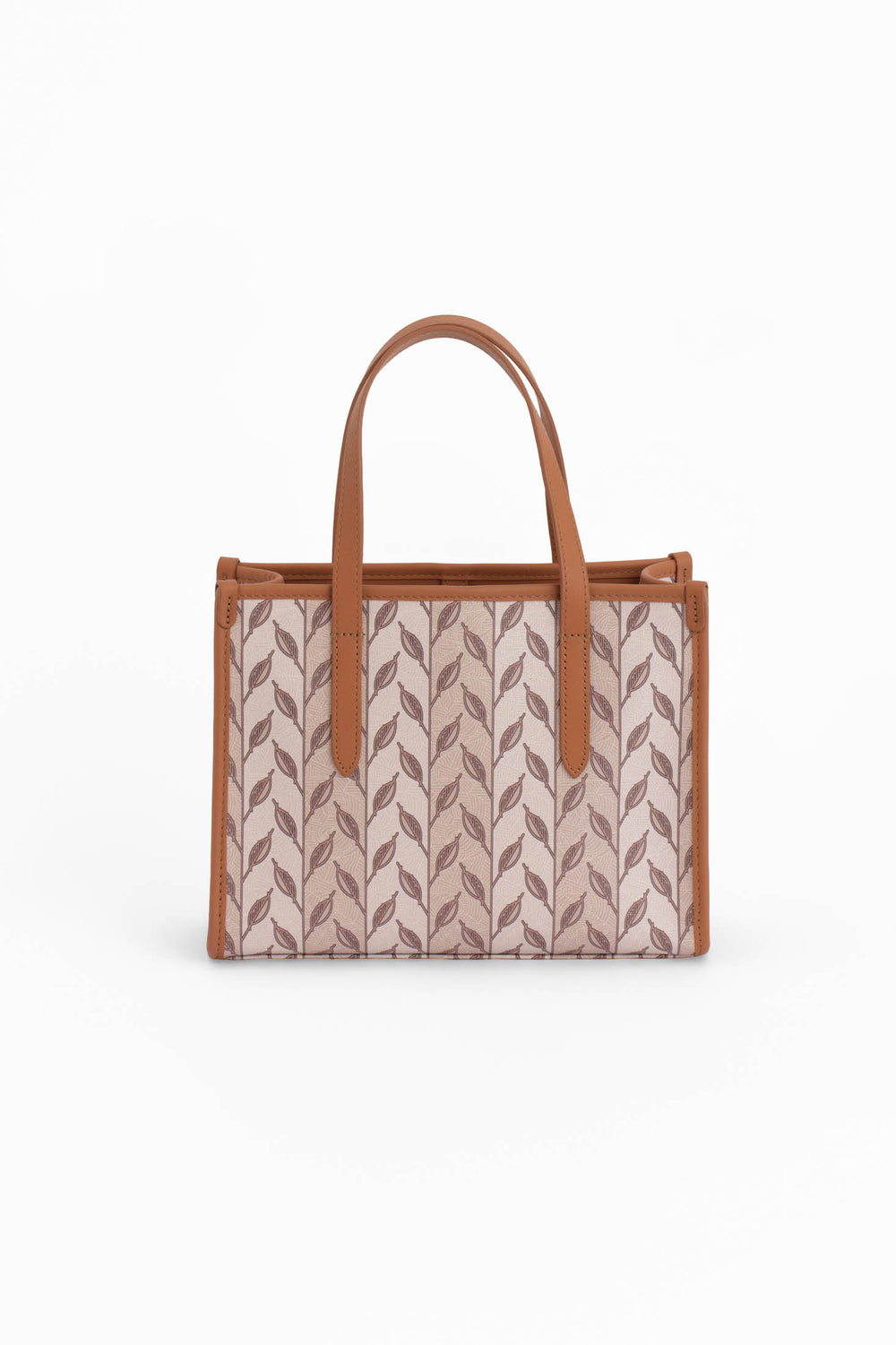 LEAF MONOGRAM - MINI BAG - KREM TABA
