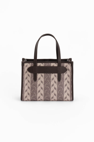 LEAF MONOGRAM - MINI BAG - KREM KAHVERENGİ