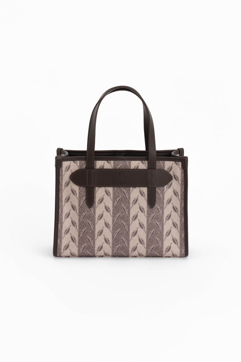 LEAF MONOGRAM - MINI BAG - KREM KAHVERENGİ