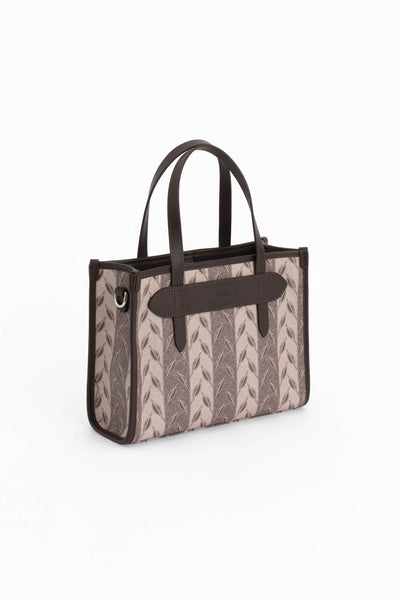 LEAF MONOGRAM - MINI BAG - KREM KAHVERENGİ