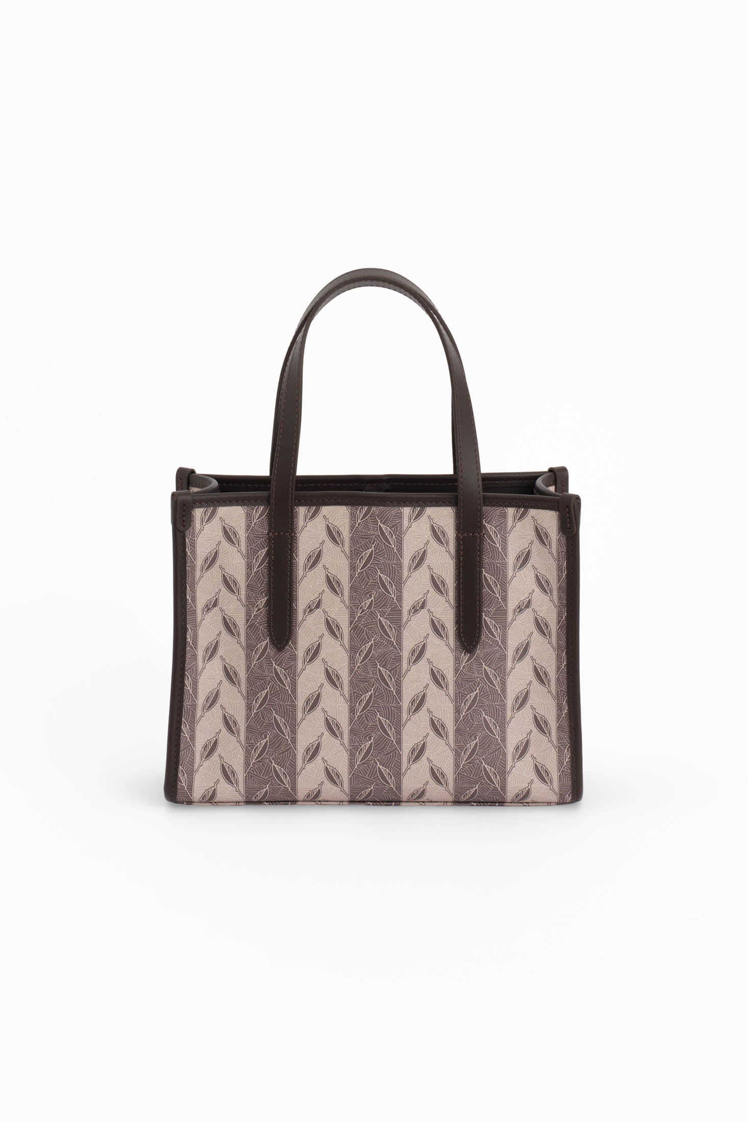 LEAF MONOGRAM - MINI BAG - KREM KAHVERENGİ