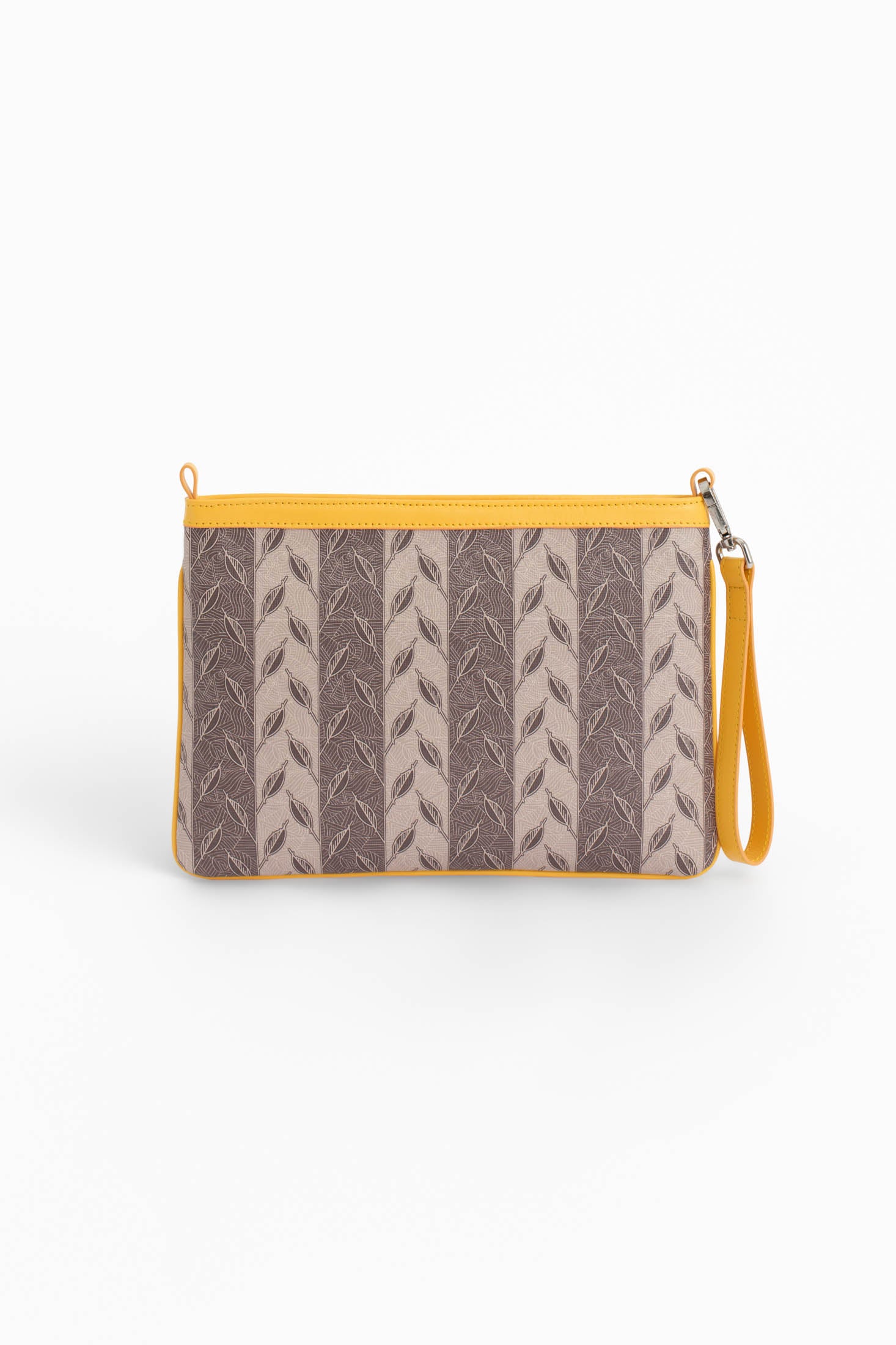 LEAF MONOGRAM MINI CLUTCH - PİNK