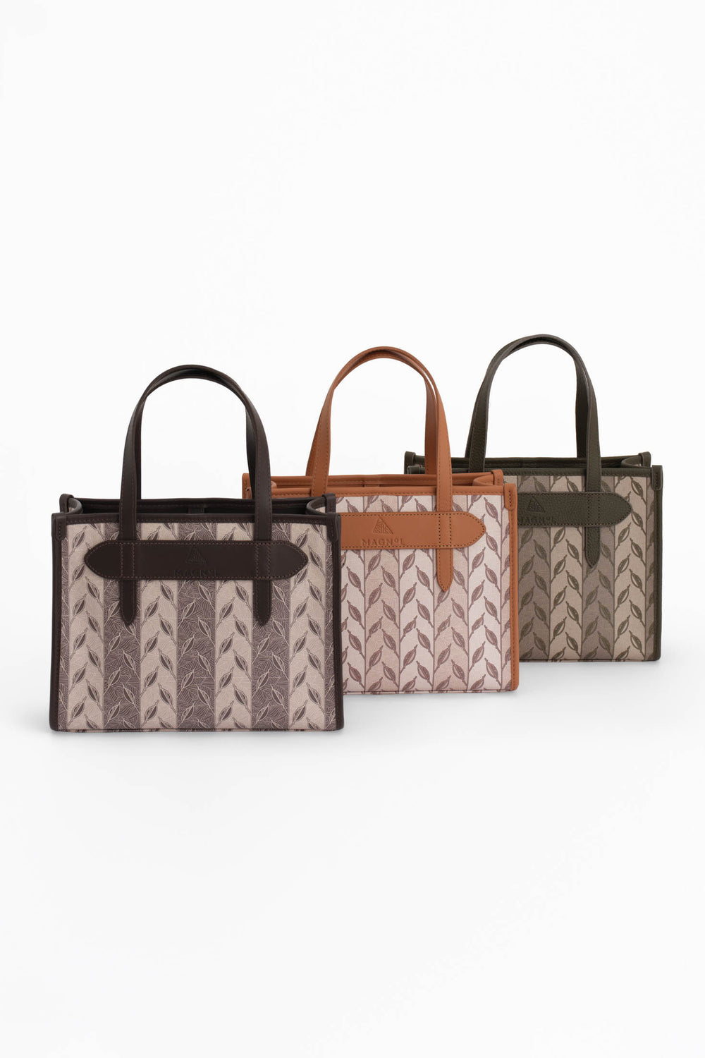 LEAF MONOGRAM - MINI BAG - KREM KAHVERENGİ