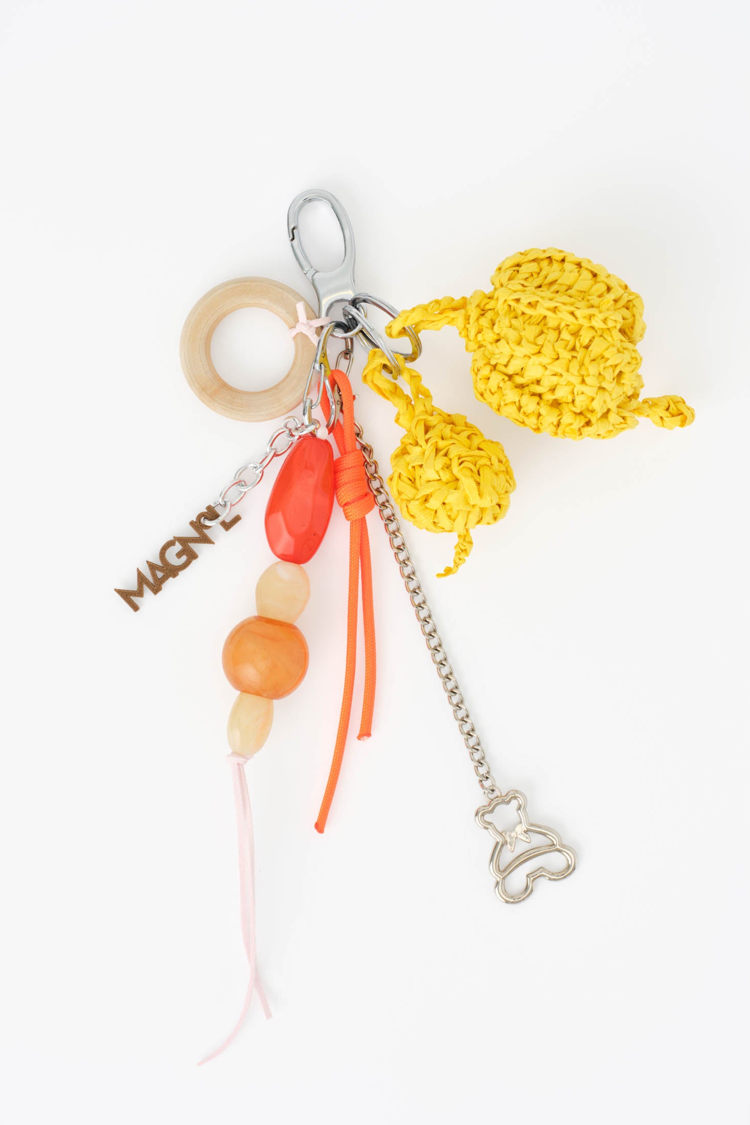  WILDLY CUTE - BAG CHARM -GORGOPS - ORANGE
