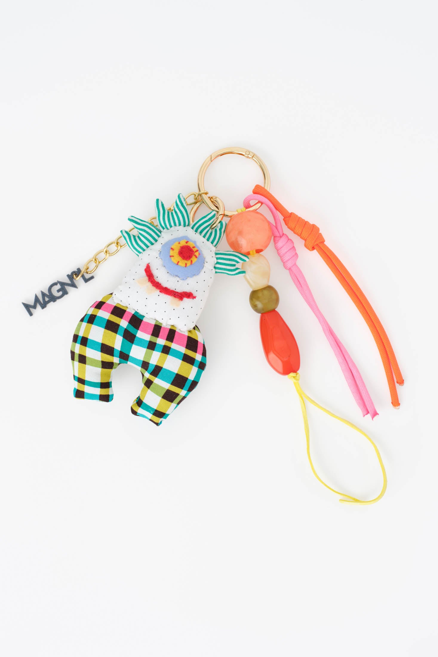  WILDLY CUTE - BAG CHARM -GORGOPS - ORANGE