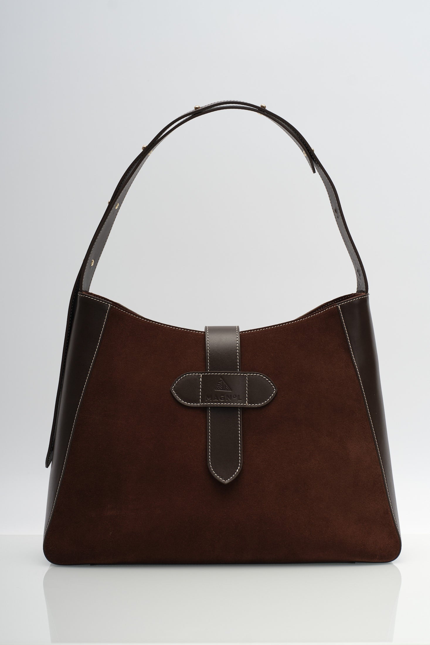 SONIA HOBO - KAHVERENGİ SÜET DERİ