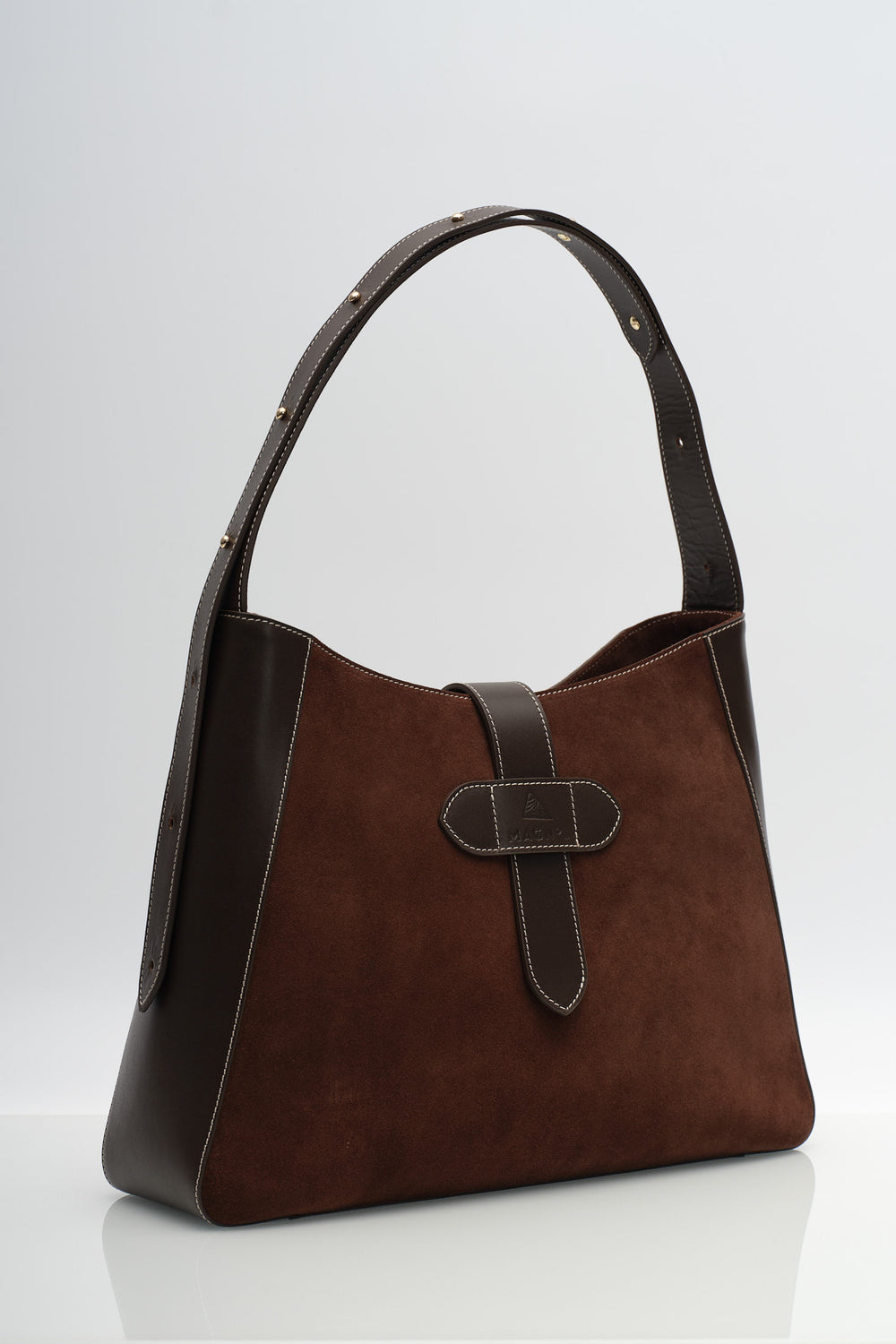 SONIA HOBO - KAHVERENGİ SÜET DERİ