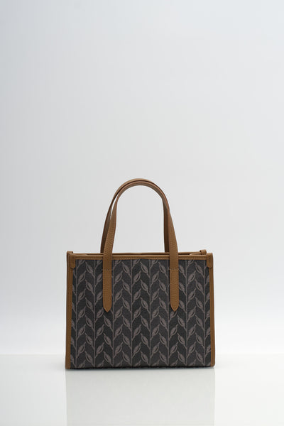 LEAF MONOGRAM - MINI BAG CRIMSON BEAK NOSTOS TABA