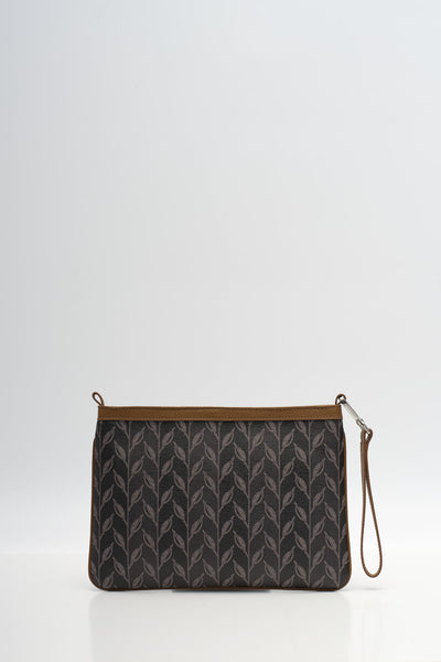 LEAF MONOGRAM - MINI CLUTCH - CRIMSON BEAK ECHO TABA