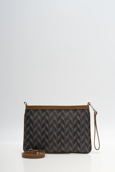 LEAF MONOGRAM - MINI CLUTCH - CRIMSON BEAK ECHO TABA