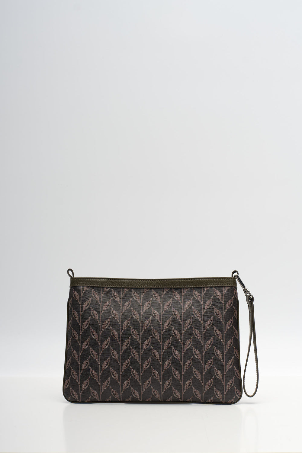 LEAF MONOGRAM - MINI CLUTCH -  YEŞİL