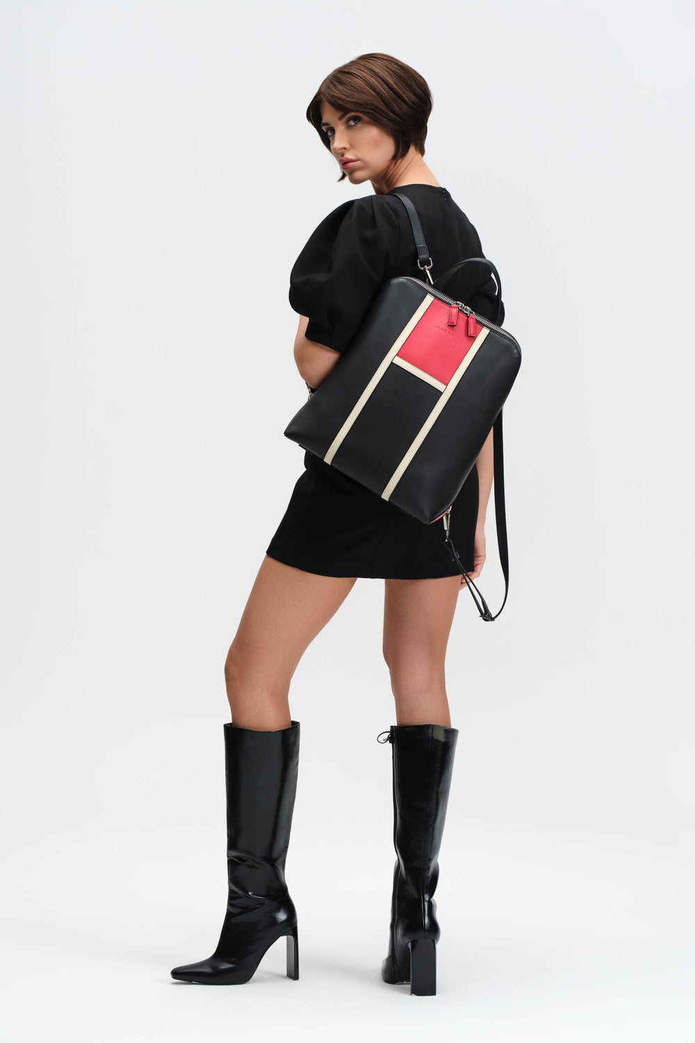 SONIA SHOULDER BAG - RED