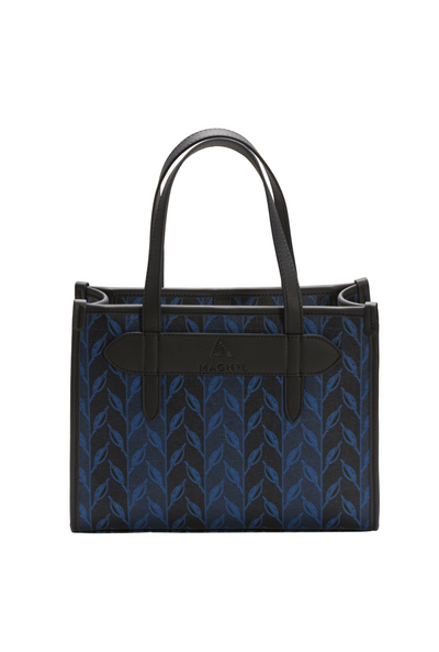 LEAF MONOGRAM - MINI BAG - COBALT