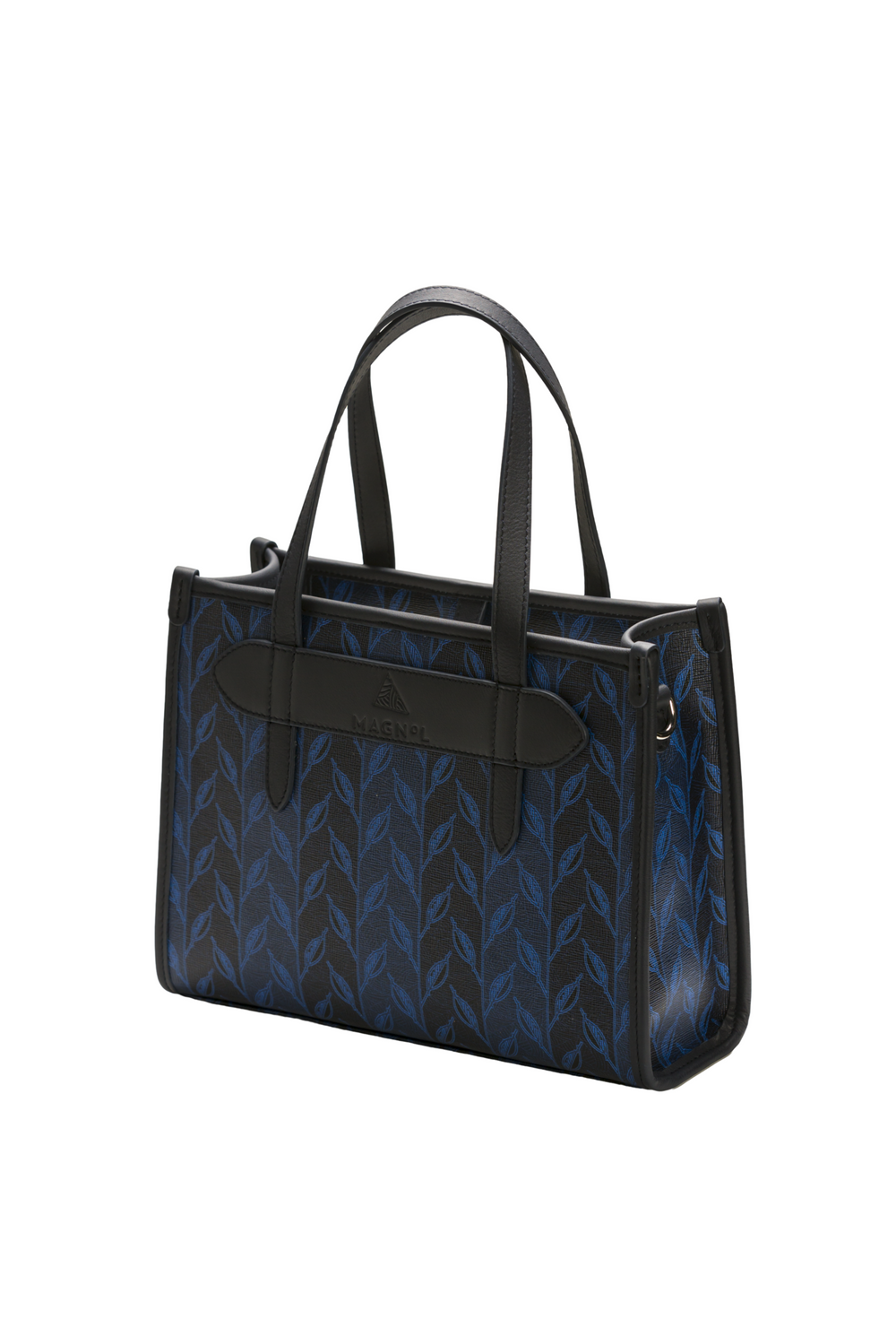 LEAF MONOGRAM - MINI BAG - COBALT