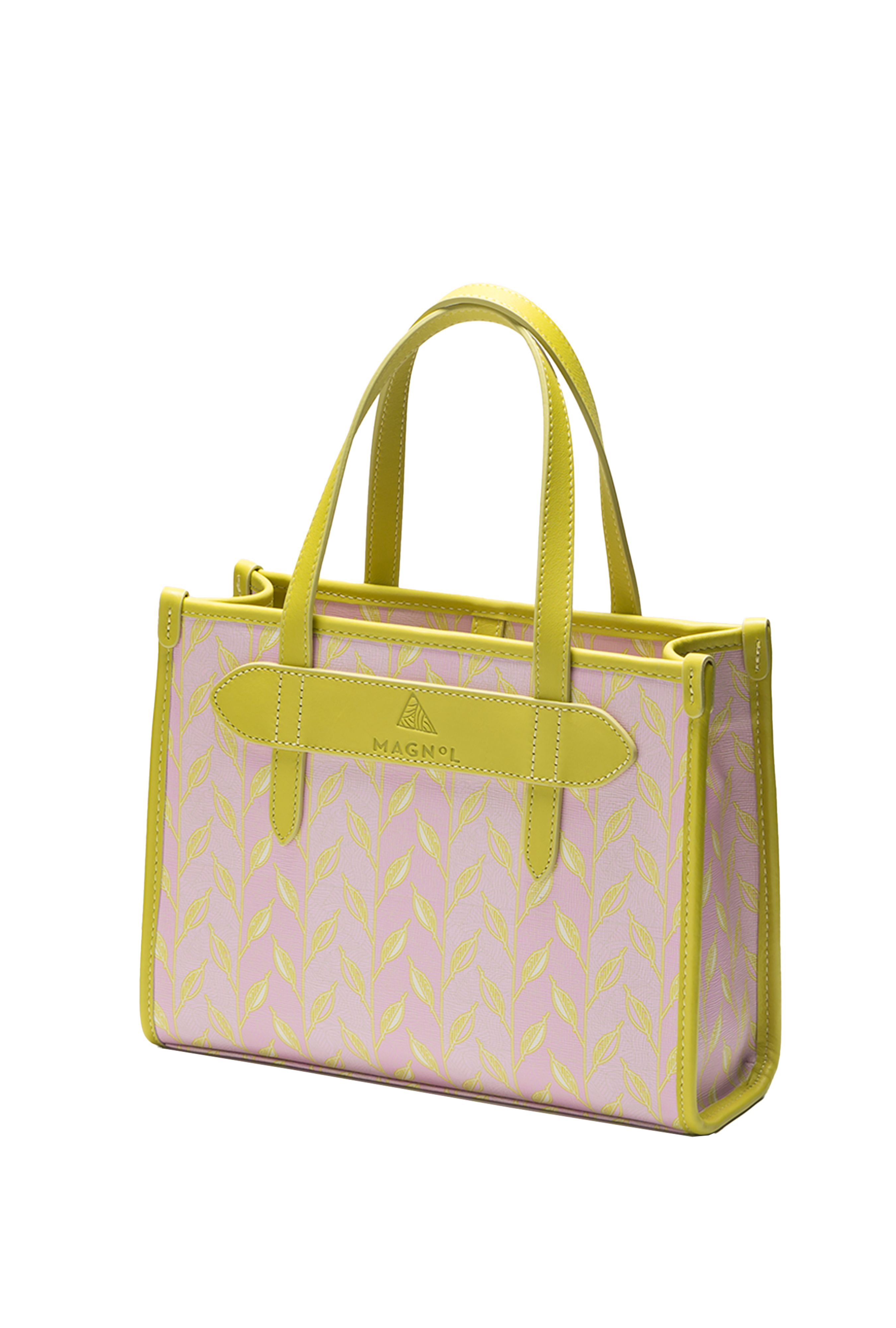 LEAF MONOGRAM - MINI BAG - PEMBE LİME