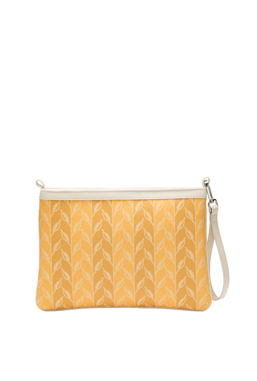 LEAF MONOGRAM MINI CLUTCH - YELLOW