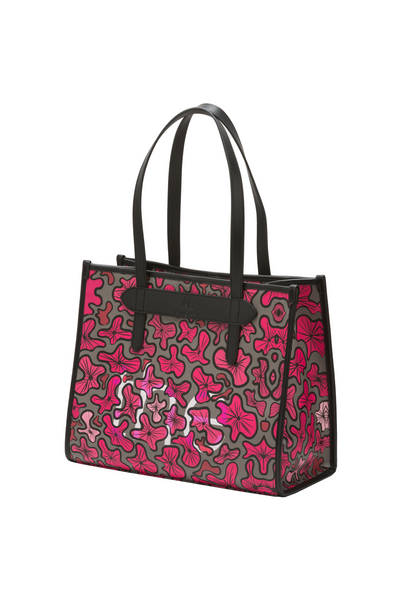 BOOST THE CELLS - TOTE BAG - PINK BLACK