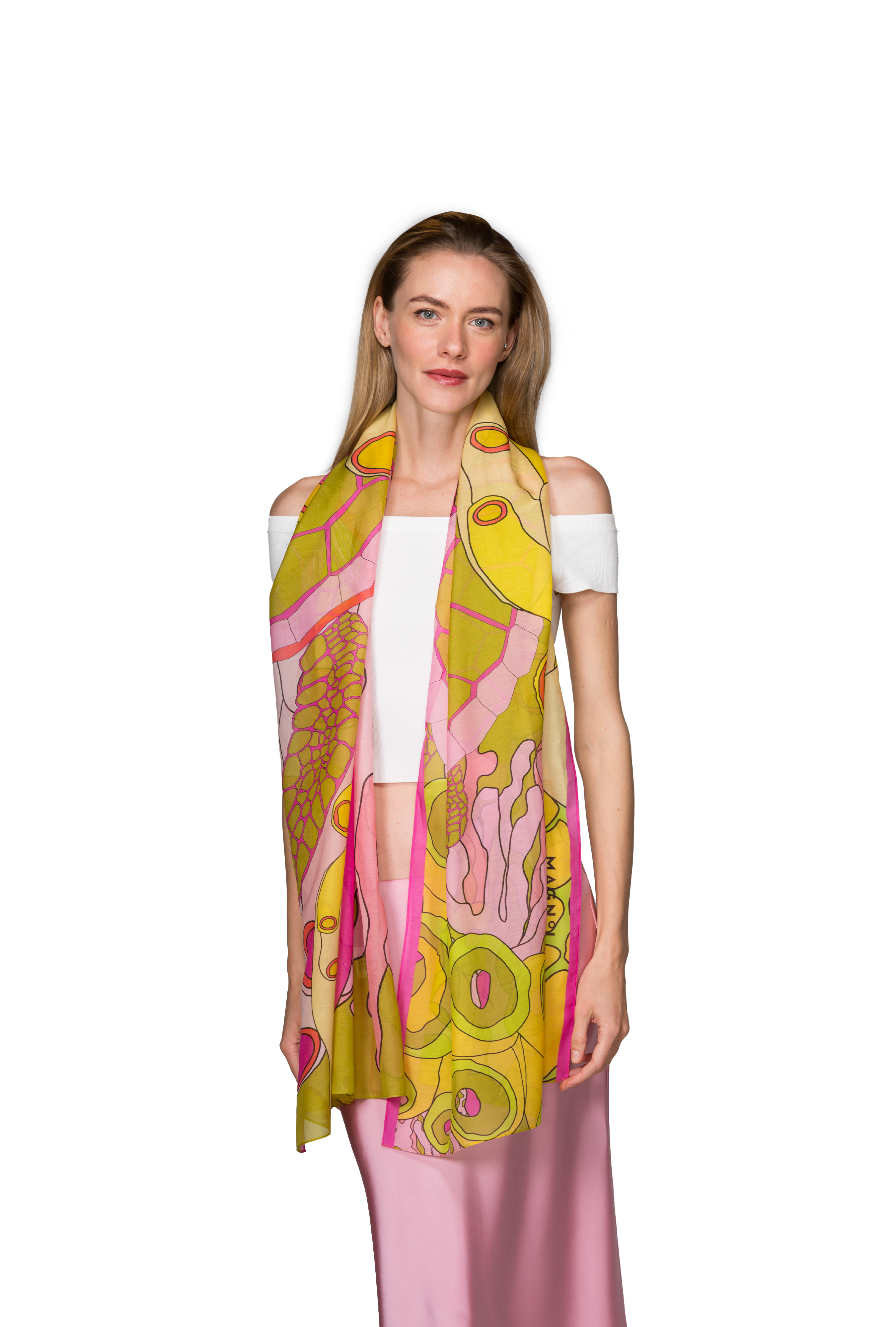 TUTIS - POSEDION'S CALL - PINK GREEN YELLOW