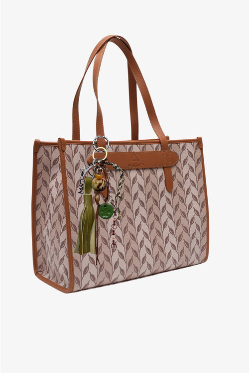  LEATHER TASSEL - BAG CHARM - RED