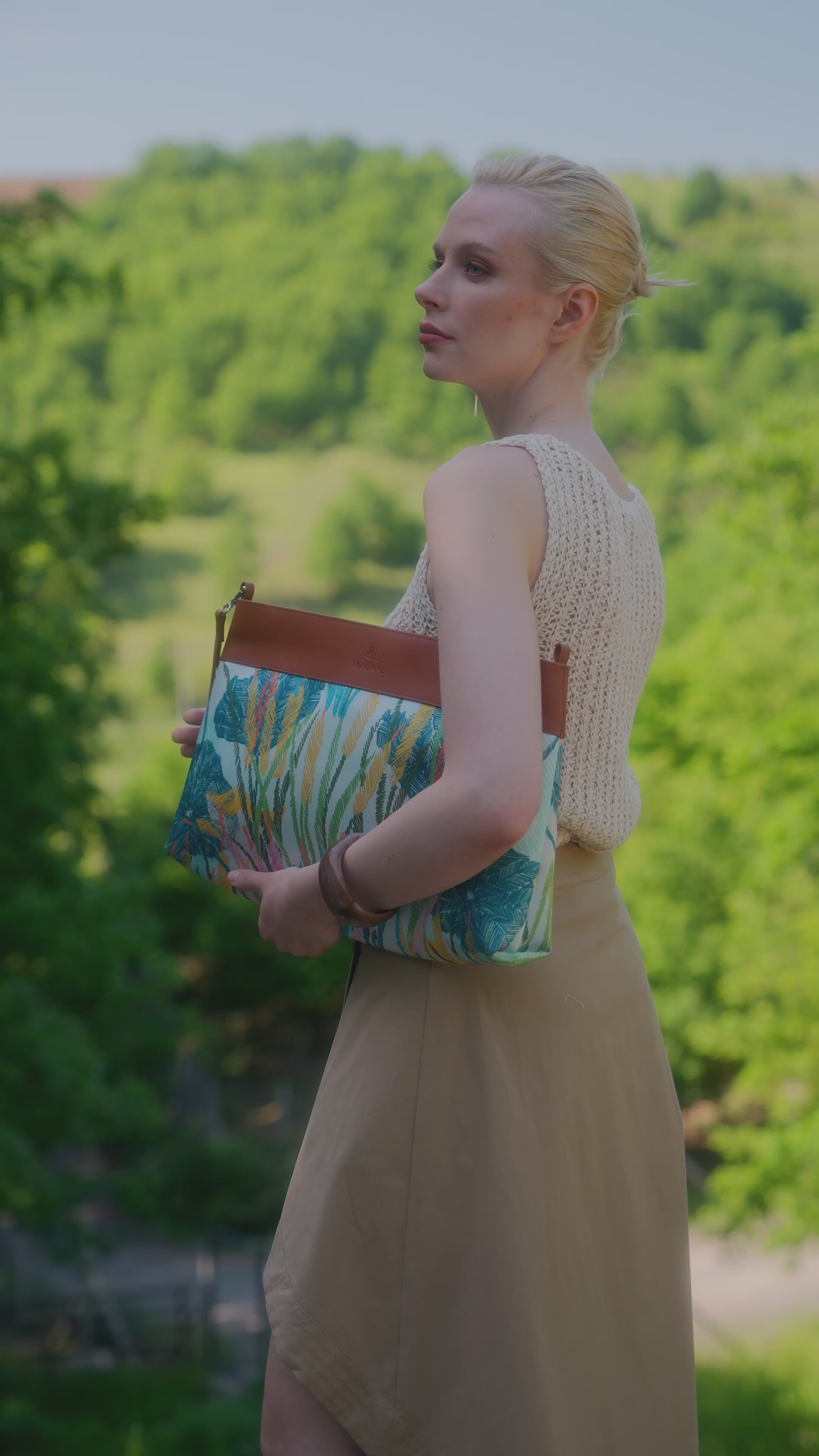 LUMA - GLIDE - MAXI CLUTCH TURKUVAZ MAVİ