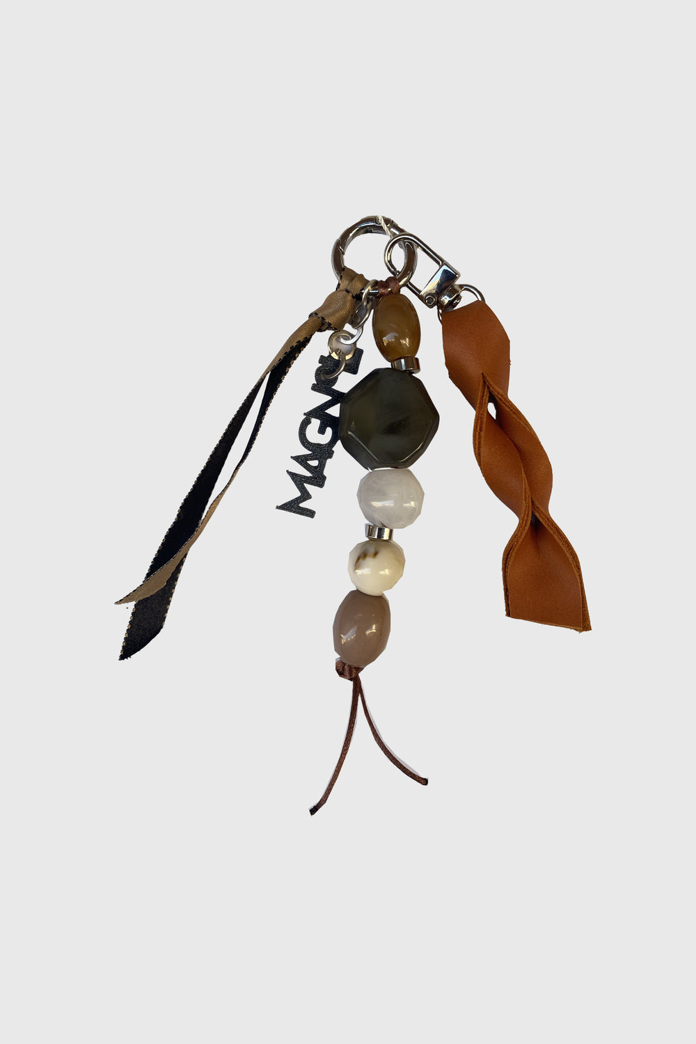 BAG CHARM - HAKİ KREM