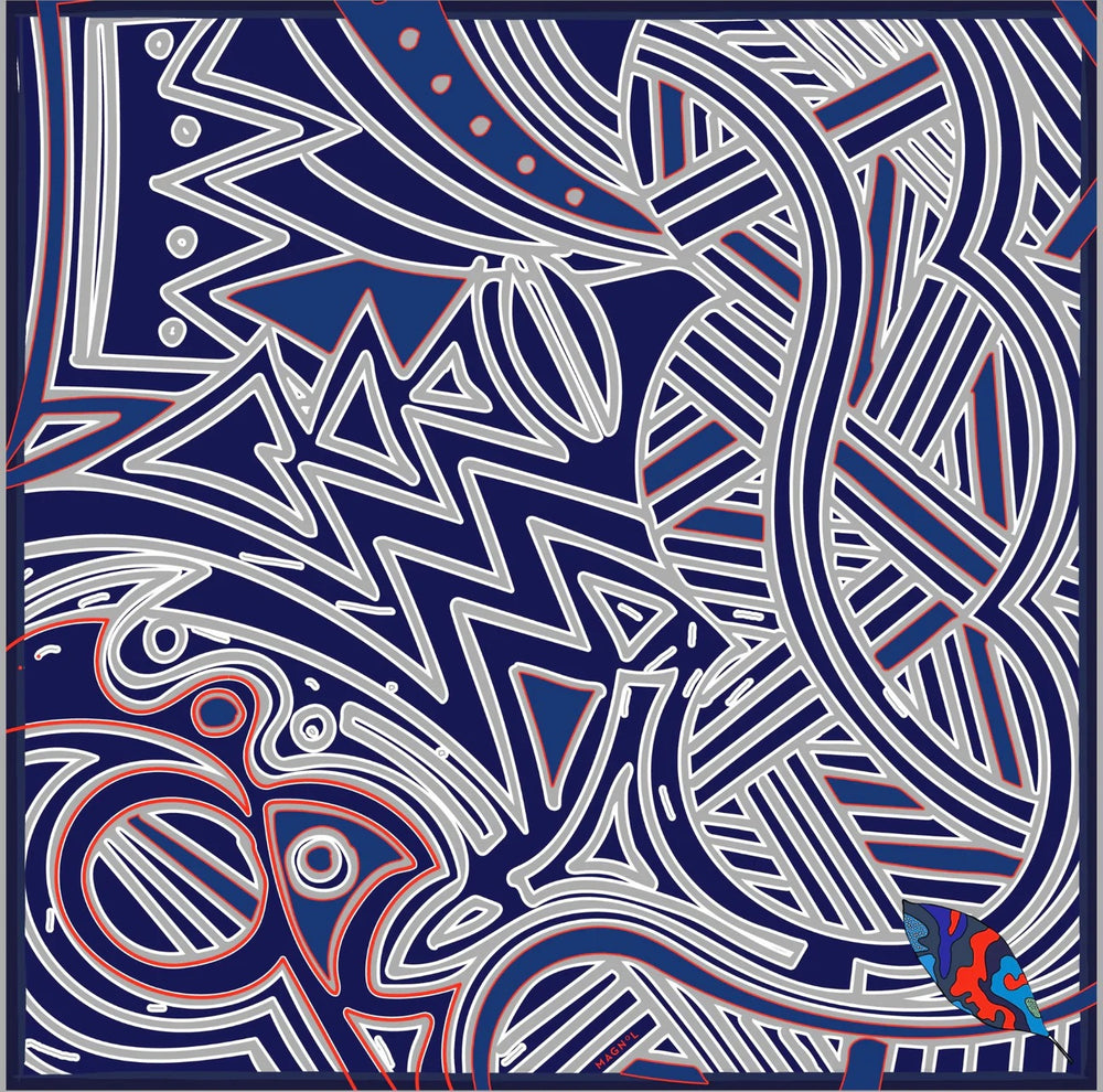 RHYTHM - NAVY POCKET SQUARE