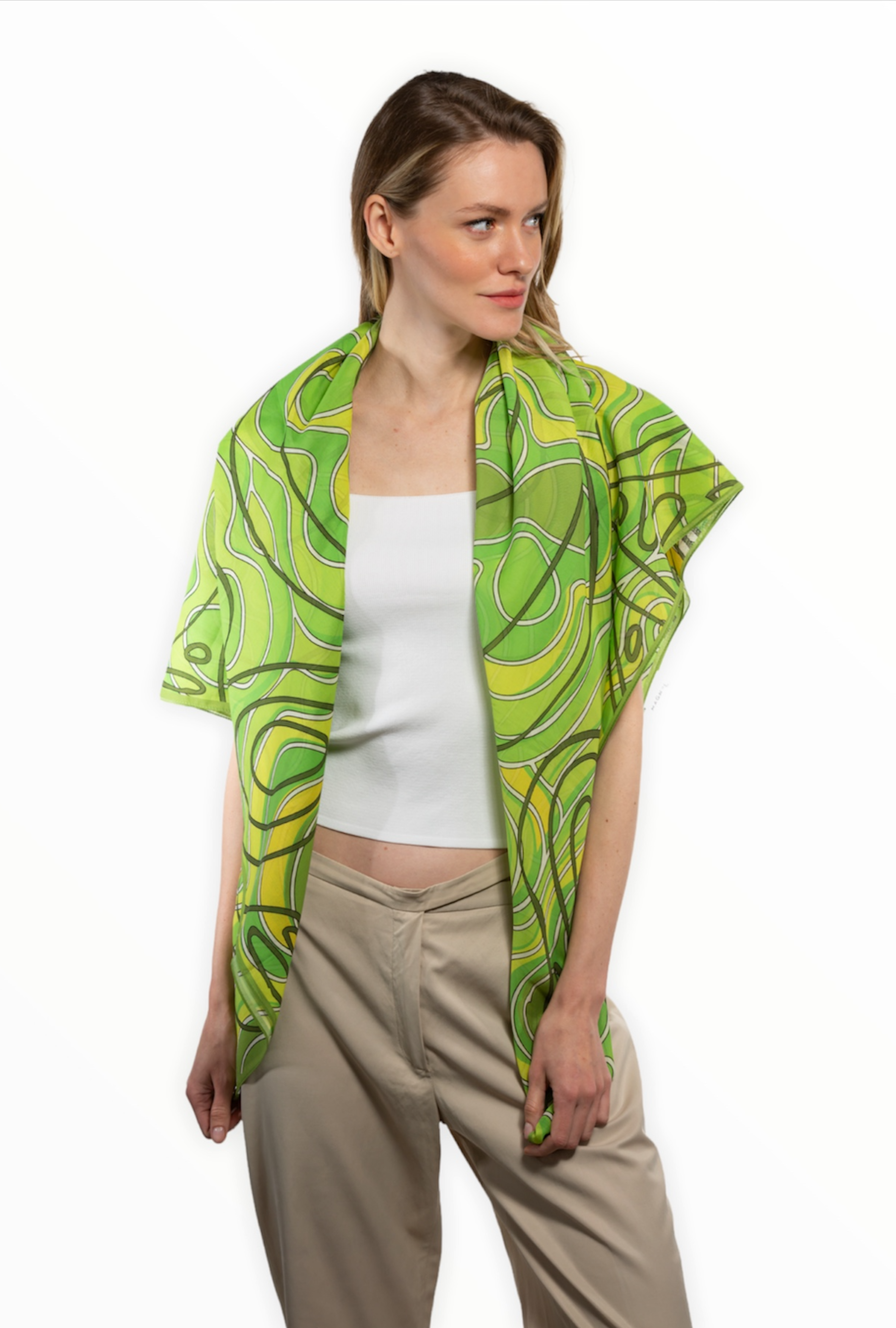 BLOOM - GREEN FOULARD