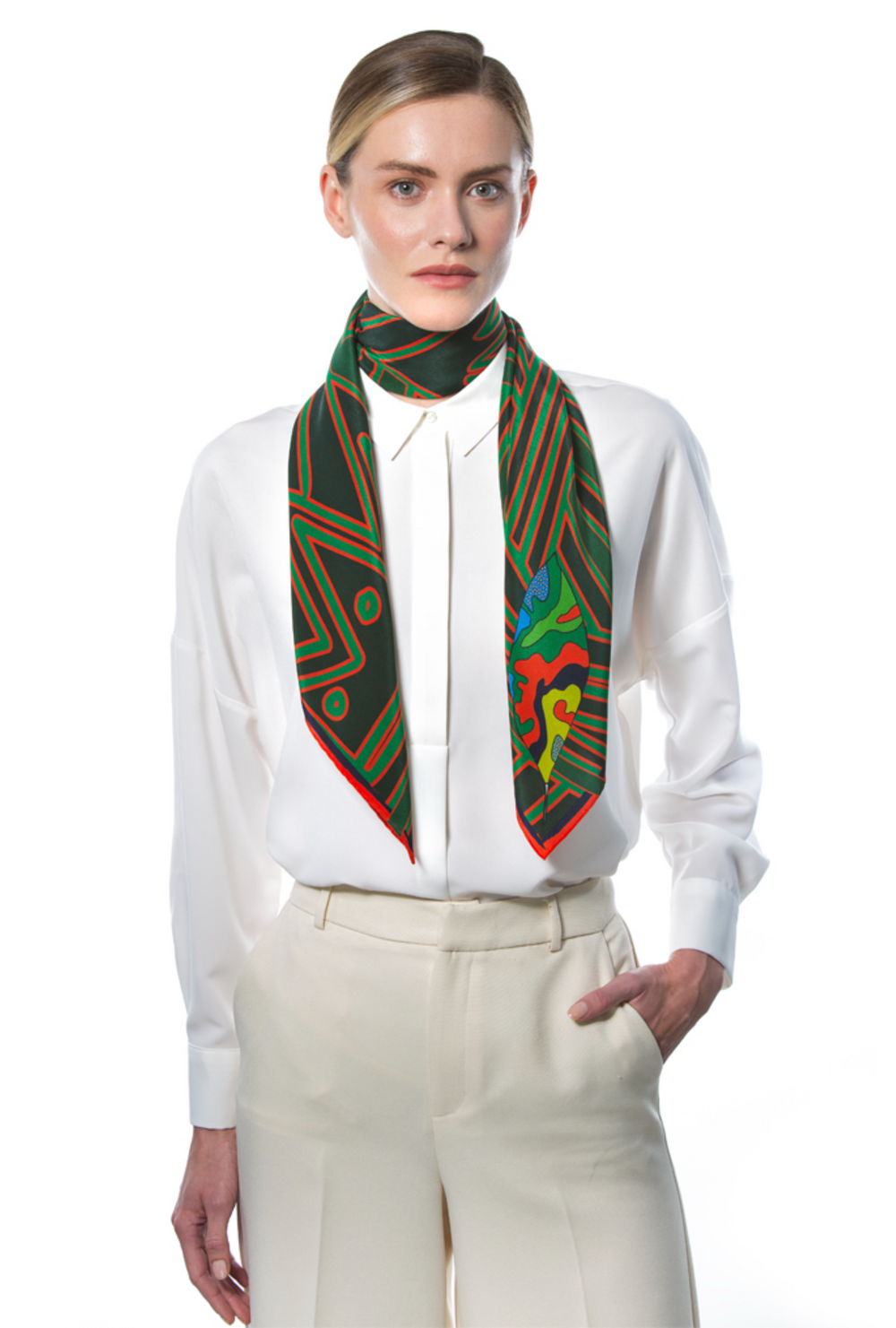 RHYTHM - GREEN FOULARD