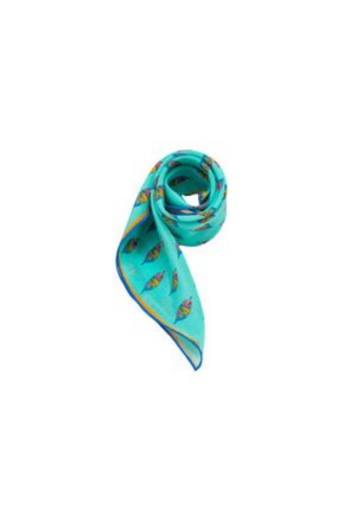 LEAF MONOGRAM  - TURQUOISE