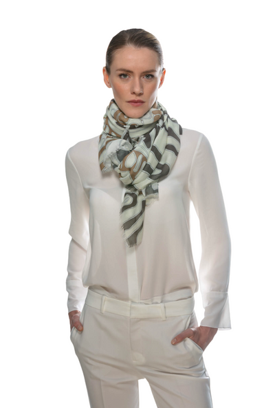 COLONY - CORAL REEF - SAND  FOULARD
